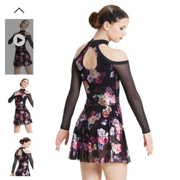 WEISSMAN Dance costume I LOVE YOU  LARGE child - Picture 2 of 7